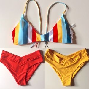 Amy: Bikini Top & 2 Bottoms